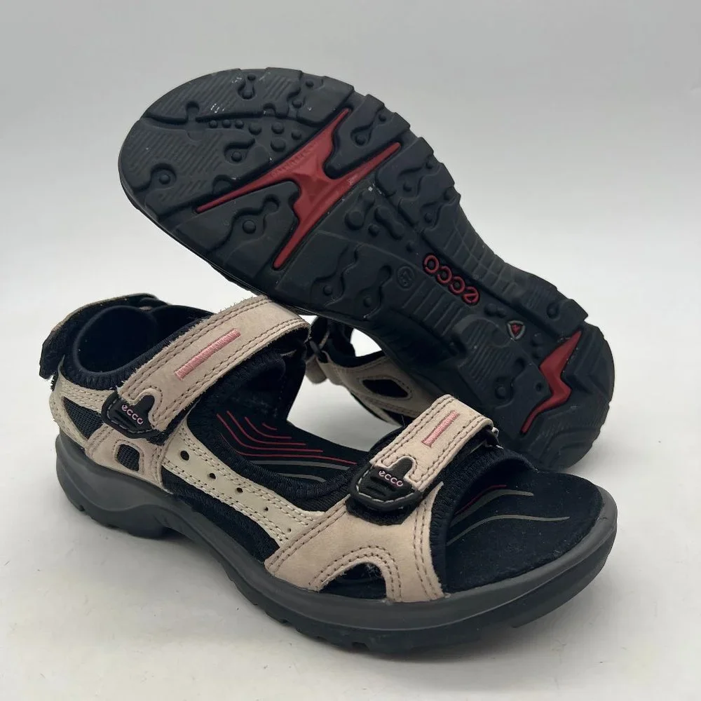 Ecco Yucatan Receptor Women's Size 37 (US 6-6.5) Beige Hiking Outdoor Sandals